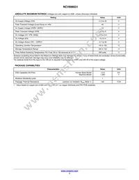 NCV898031D1R2G Datasheet Page 3