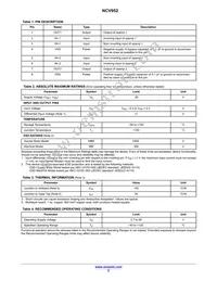 NCV952DTBR2G Datasheet Page 2