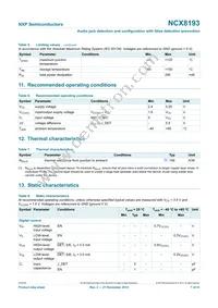 NCX8193GUX Datasheet Page 7