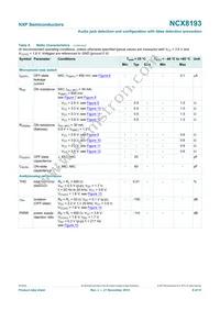 NCX8193GUX Datasheet Page 8