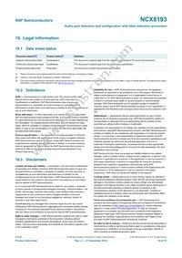 NCX8193GUX Datasheet Page 19