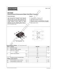 NDC7002N_SB9G007 Datasheet Page 2