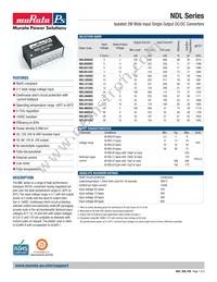 NDL0509SC Datasheet Cover