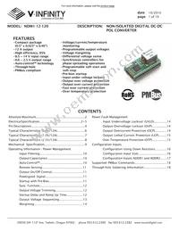 NDM1-12-120 Datasheet Cover
