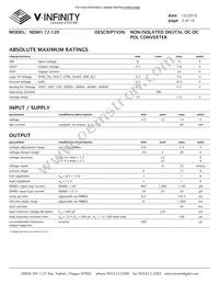 NDM1-12-120 Datasheet Page 2