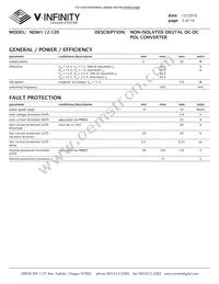 NDM1-12-120 Datasheet Page 3
