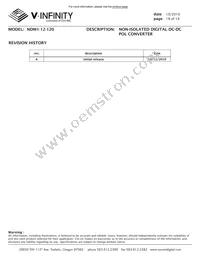 NDM1-12-120 Datasheet Page 19