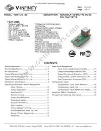 NDM1-25-120 Datasheet Cover