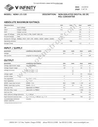 NDM1-25-120 Datasheet Page 2