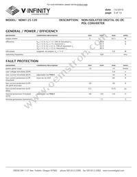 NDM1-25-120 Datasheet Page 3