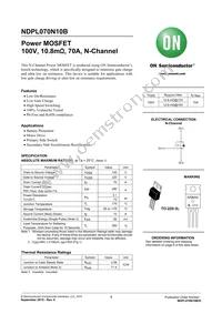 NDPL070N10BG Datasheet Cover