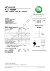 NDPL180N10BG Datasheet Cover