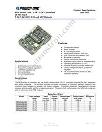NDS03ZD-M6 Datasheet Cover
