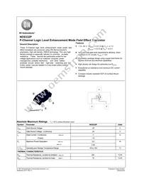 NDS332P Datasheet Cover