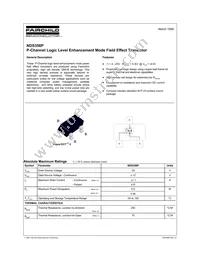 NDS356P Datasheet Cover