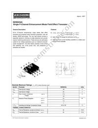 NDS8434A Datasheet Cover