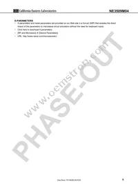 NE3509M04-T2-A Datasheet Page 5