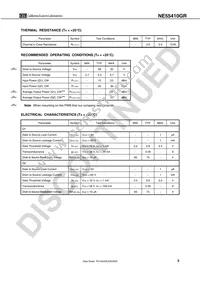 NE55410GR-T3-AZ Datasheet Page 3