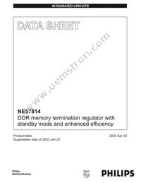 NE57814DD Datasheet Cover