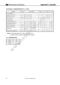 NE851M13-T3-A Datasheet Page 2