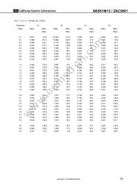 NE851M13-T3-A Datasheet Page 13