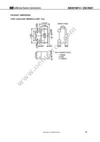 NE851M13-T3-A Datasheet Page 21