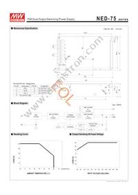 NED-75B Datasheet Page 2