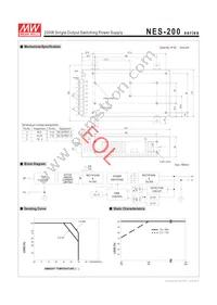 NES-200-7.5 Datasheet Page 2