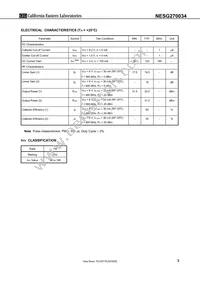 NESG270034-T1-AZ Datasheet Page 3