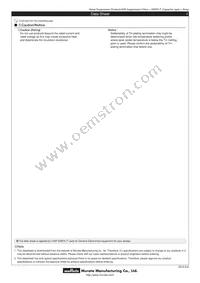NFA31CC471R1E4D Datasheet Page 2