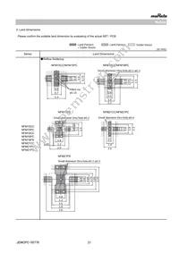 NFM15PC104R1A3D Datasheet Page 21