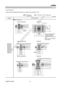 NFM18CC221R1C3D Datasheet Page 21