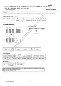 NFM18PC105R0J3D Datasheet Cover