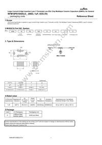 NFM18PS105D0J3D Datasheet Cover