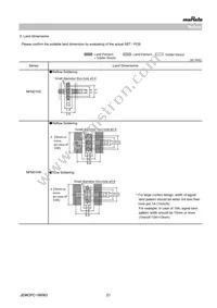 NFM31HK103R2A3L Datasheet Page 21