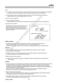 NFM31HK103R2A3L Datasheet Page 23