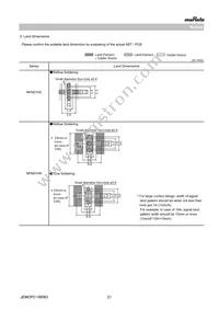 NFM31HK104R1H3L Datasheet Page 21