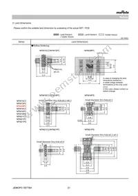 NFMJMPC226R0G3D Datasheet Page 21