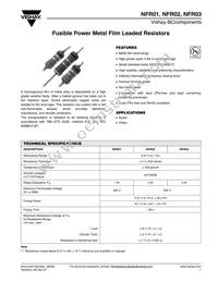 NFR0300006809JAC00 Datasheet Cover