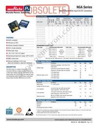 NGA10S15050SEC Datasheet Cover