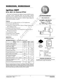 NGB8206NTF4G Datasheet Cover