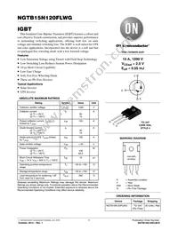 NGTB15N120FLWG Datasheet Cover