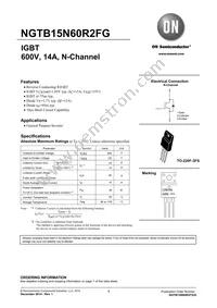 NGTB15N60R2FG Datasheet Cover