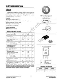 NGTB30N60FWG Datasheet Cover