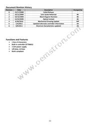 NHD-0108BZ-RN-YBW-3V Datasheet Page 2