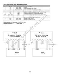 NHD-0108CZ-FL-GBW Datasheet Page 4