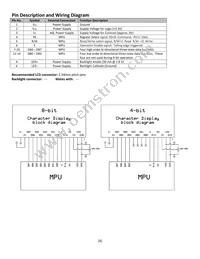 NHD-0108CZ-FSW-GBW-33V3 Datasheet Page 4