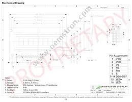 NHD-0108FZ-FL-YBW-33V3 Datasheet Page 3