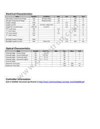 NHD-0108FZ-FL-YBW-3V-C1 Datasheet Page 5