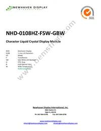 NHD-0108HZ-FSW-GBW Cover